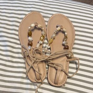 Seashell Strappy Sandals